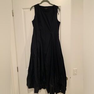COS dress Size 10. Black with pleating detail on skirt